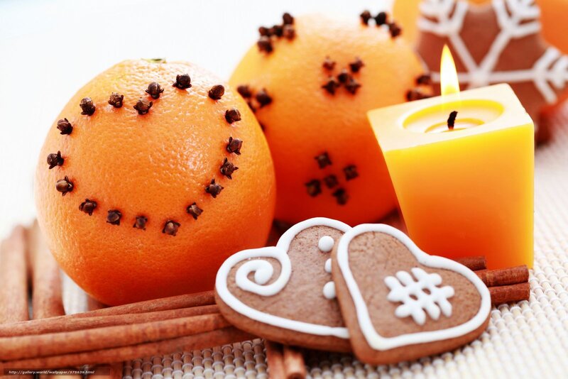 Spiced oranges and gingerbread