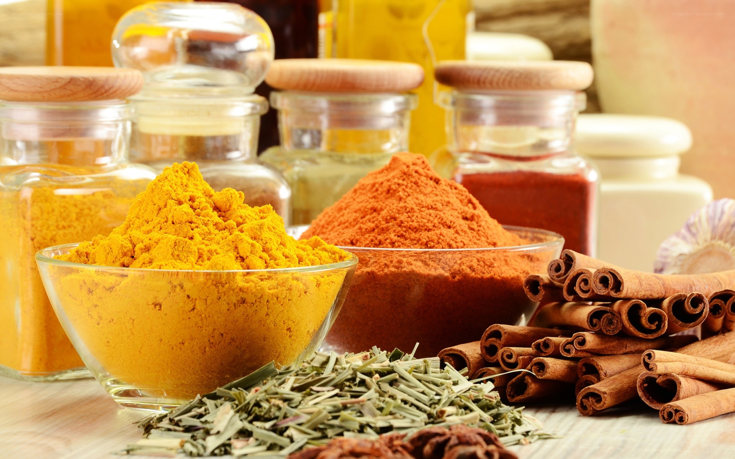 Spices and herbs collection
