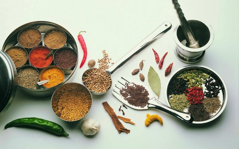 Spices and Herbs — White