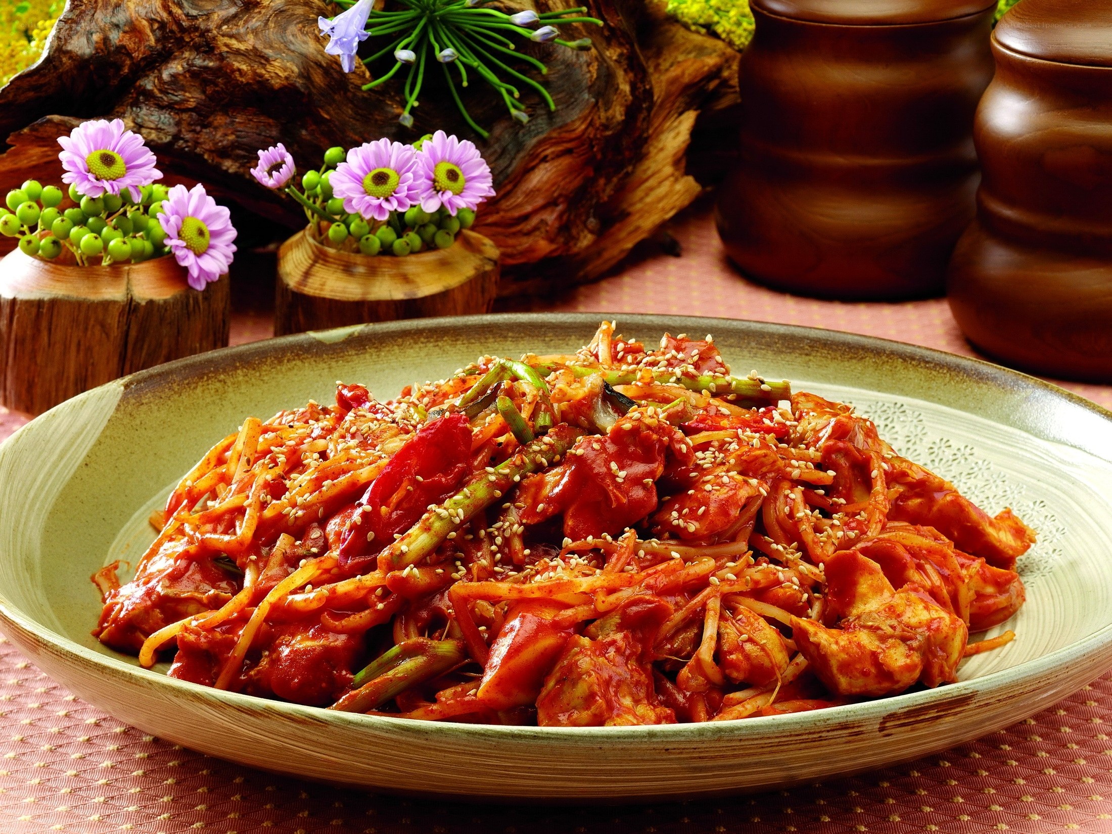 Spicy Korean Stir-Fried Chicken