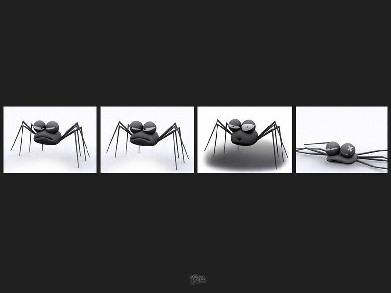 Spider animation sequence