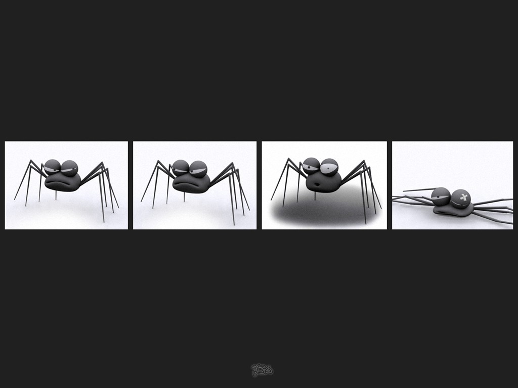 Spider animation sequence