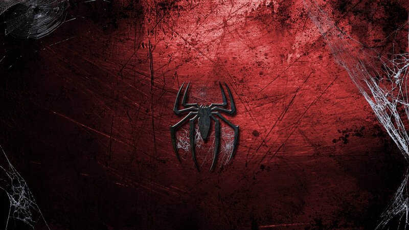 Spider Emblem on Red Surface