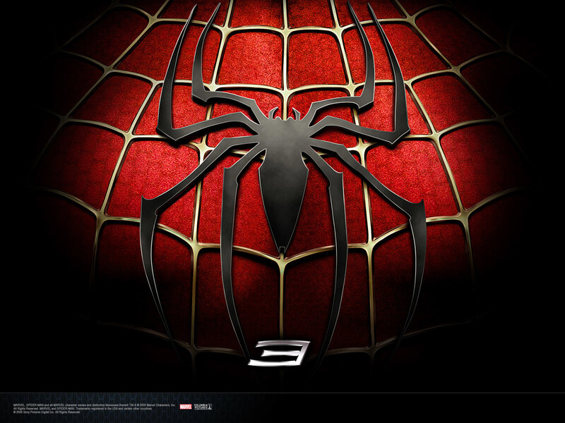 Spider Emblem on Suit — Red, Dramatic, Digital Art, Web Pattern, Number 3, Black
