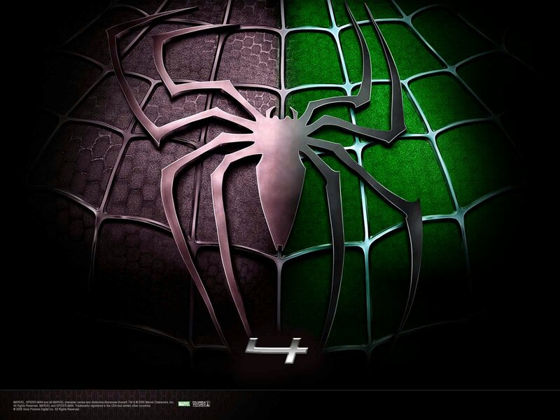 Spider Emblem on Web