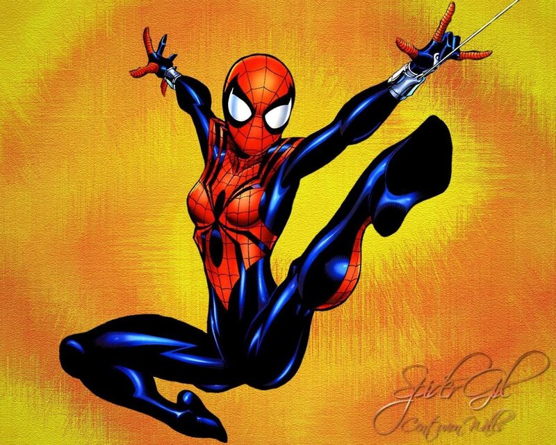 Spider-Girl in action