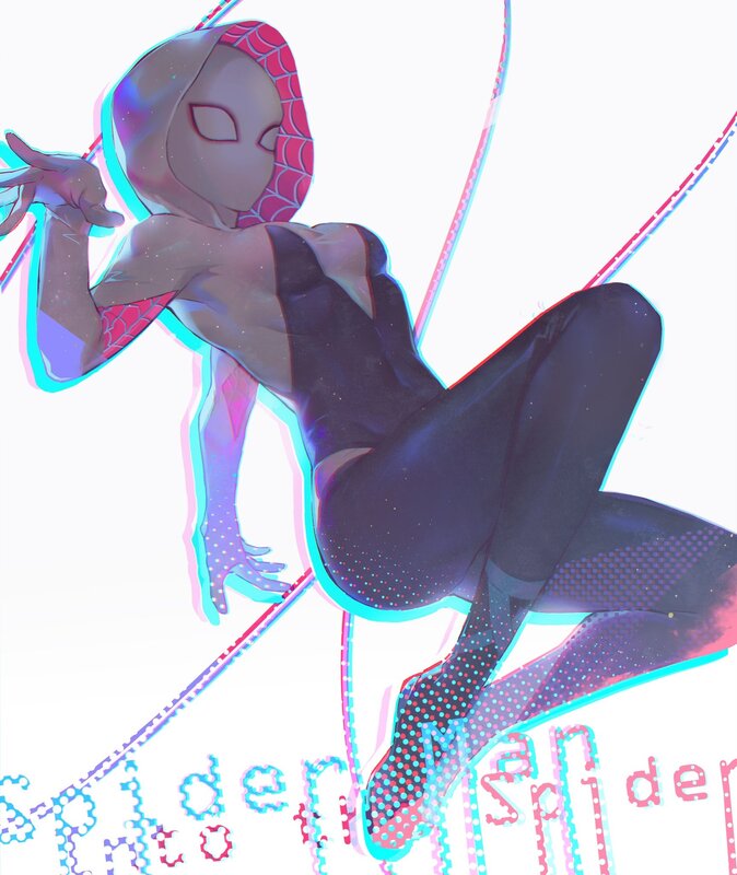 Spider-Gwen in Action — Black