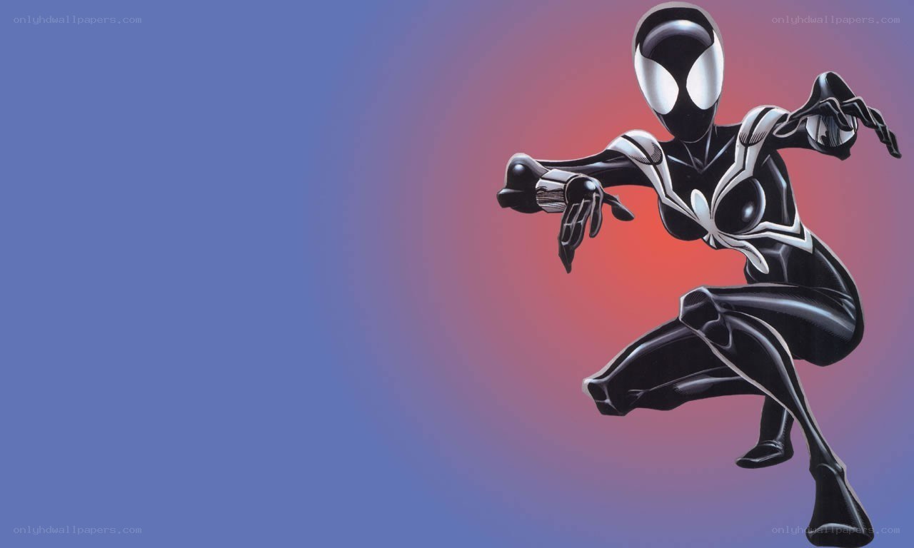 Spider-Gwen in black suit