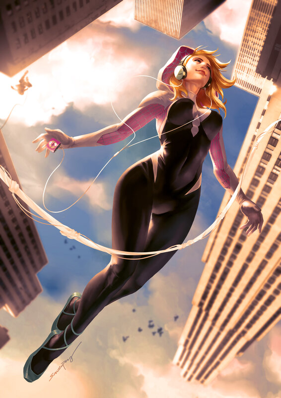 Spider-Gwen in City