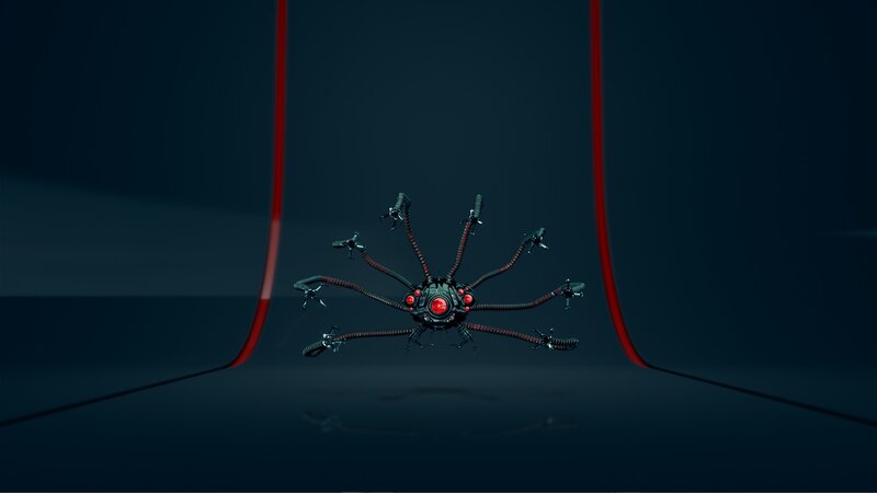 Spider-like Robot Drone