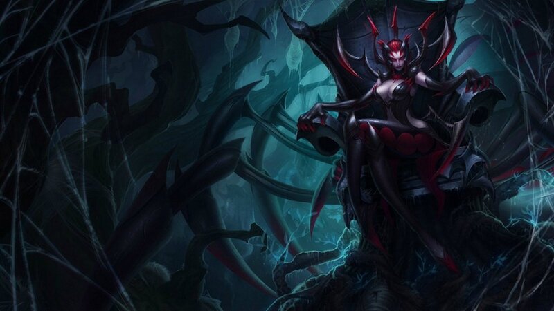 Spider-like Woman in Dark Forest