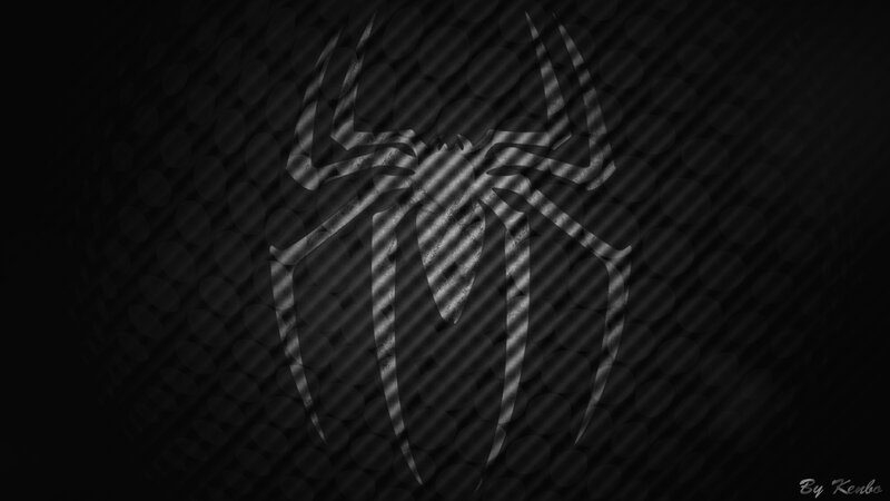 Spider Logo on Dark Background