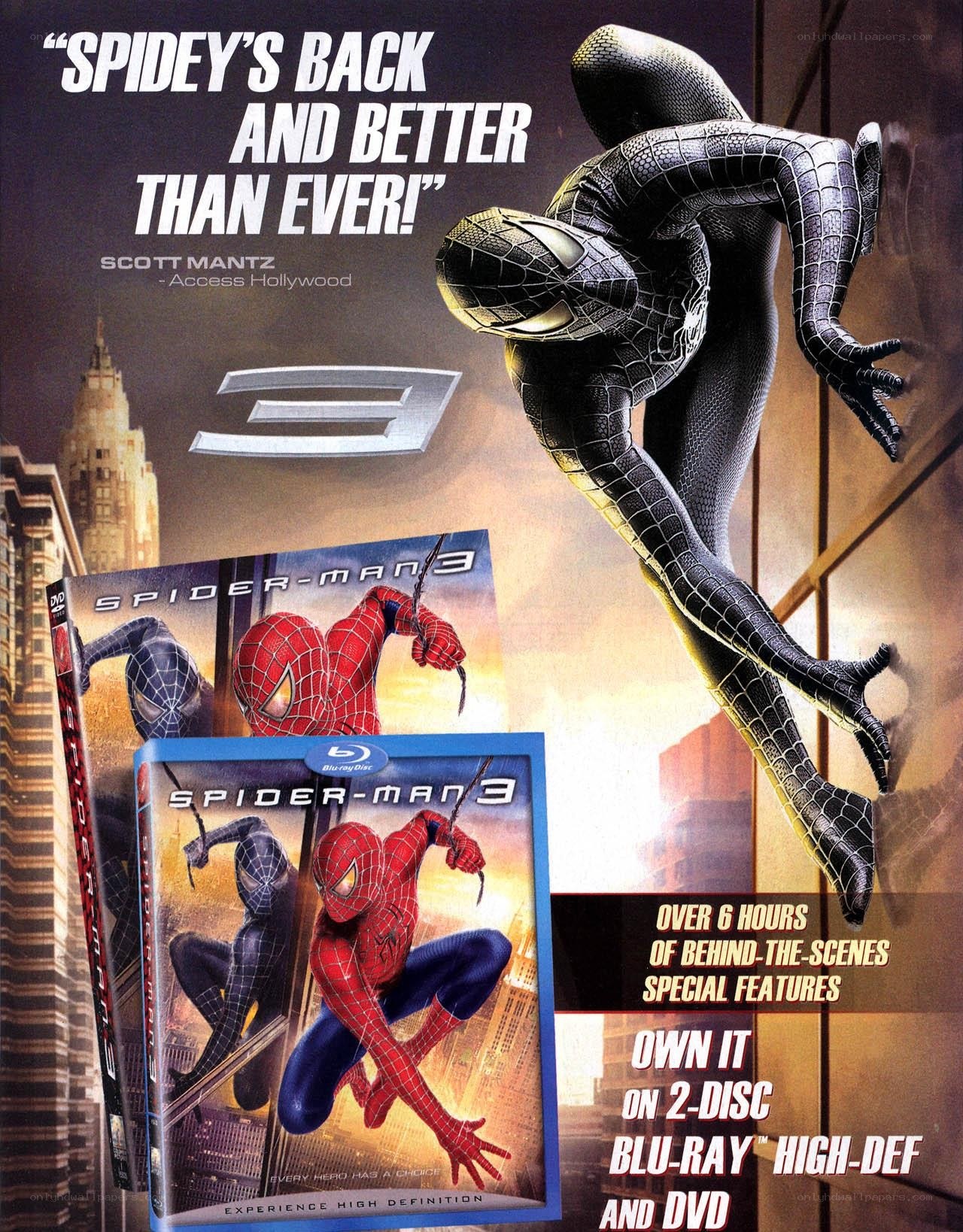 Spider-Man 3 home media release