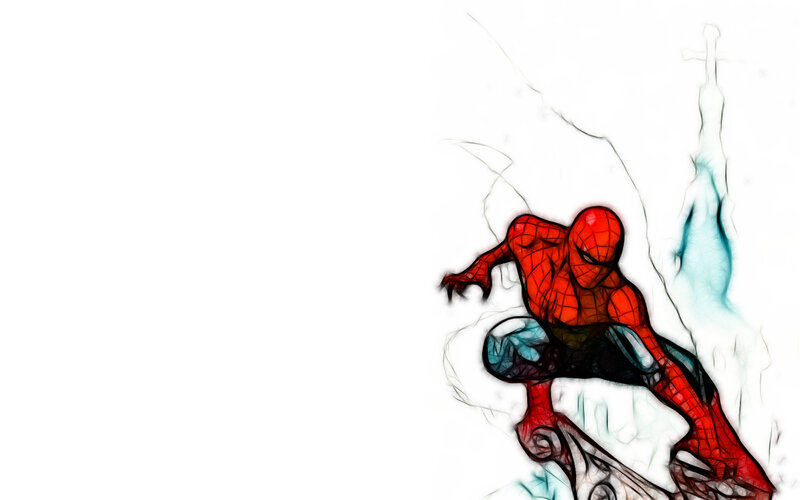 Spider-Man action pose
