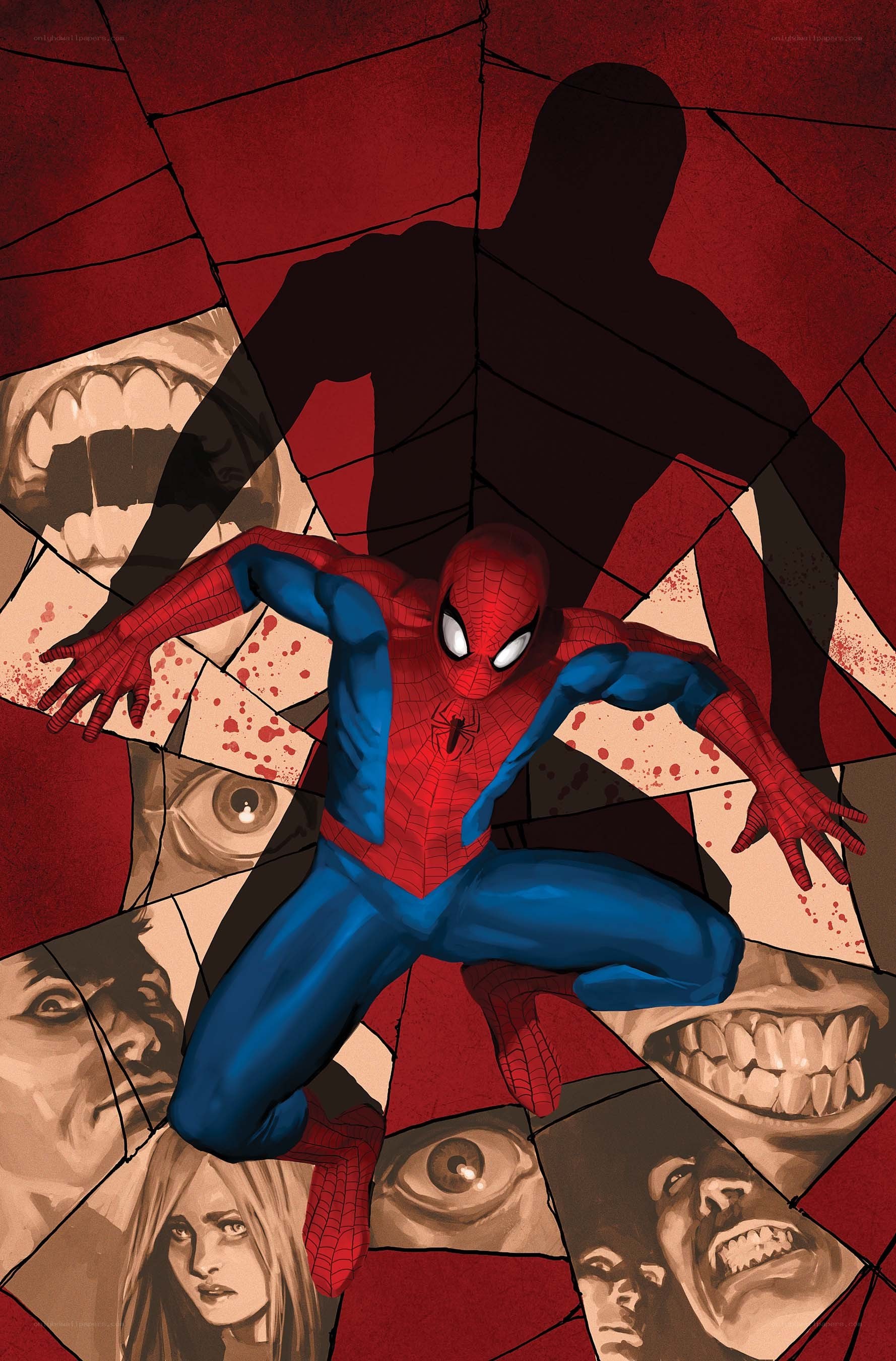 Spider-Man amidst shattered memories