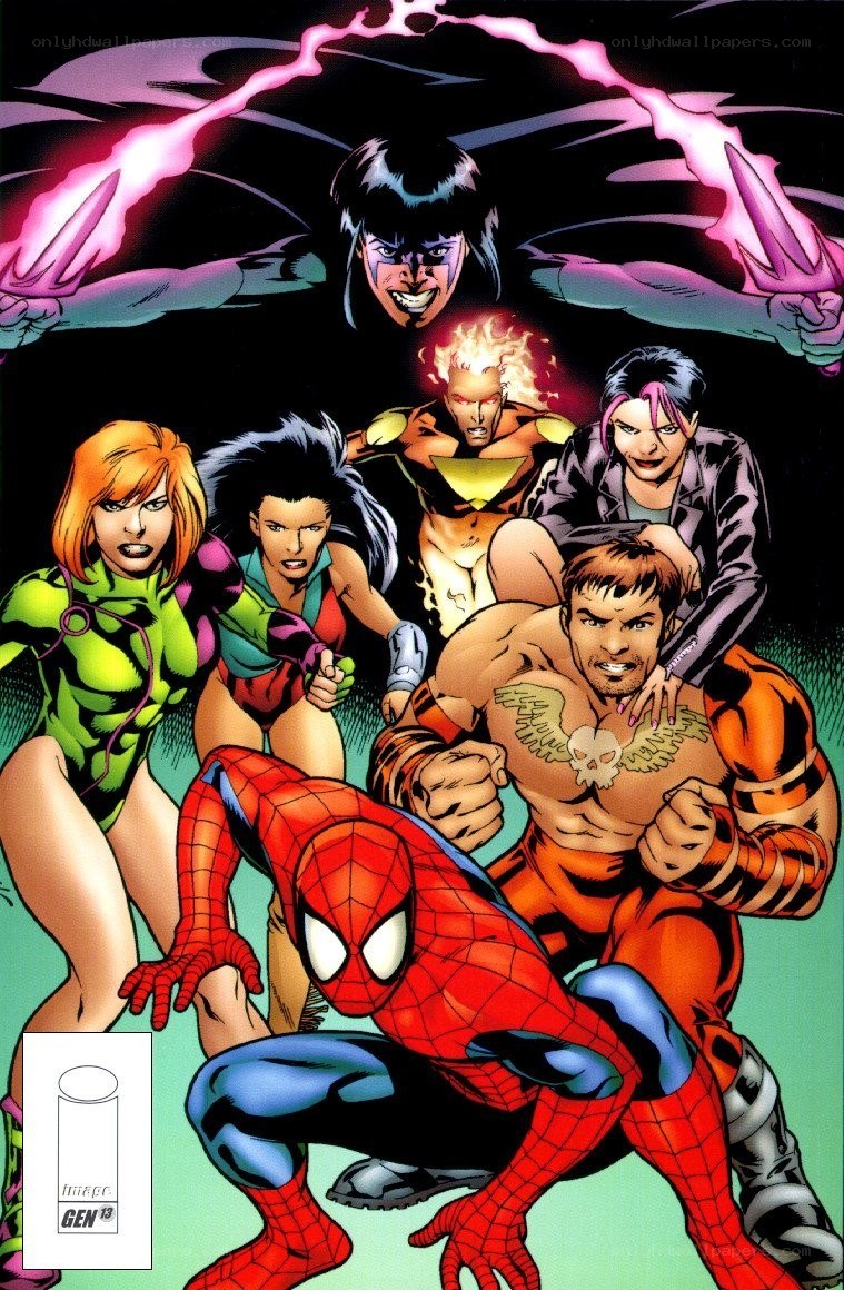 Spider-Man and allies in action