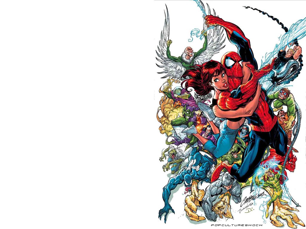 Spider-Man and allies in action