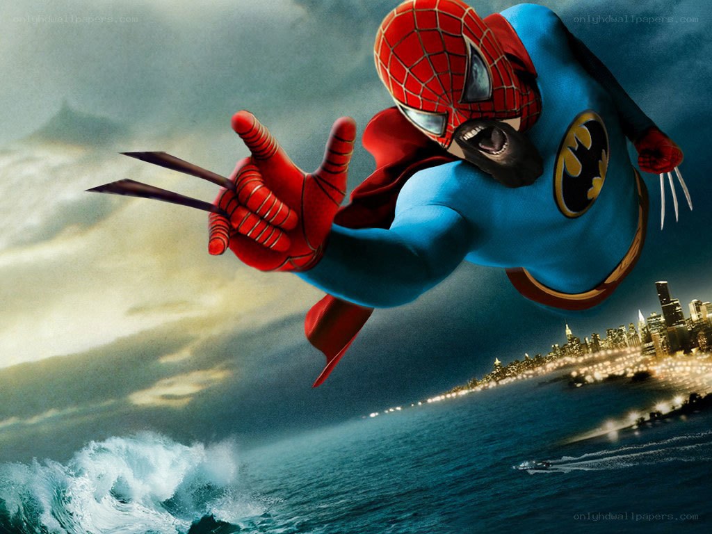 Spider-Man and Batman fusion