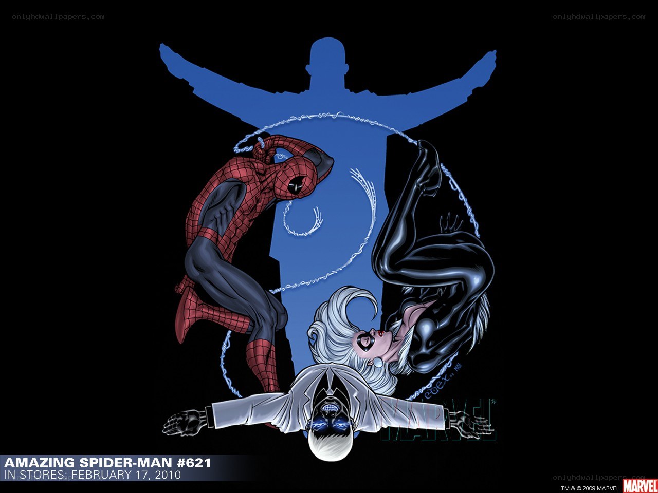 Spider-Man and Black Cat artwork