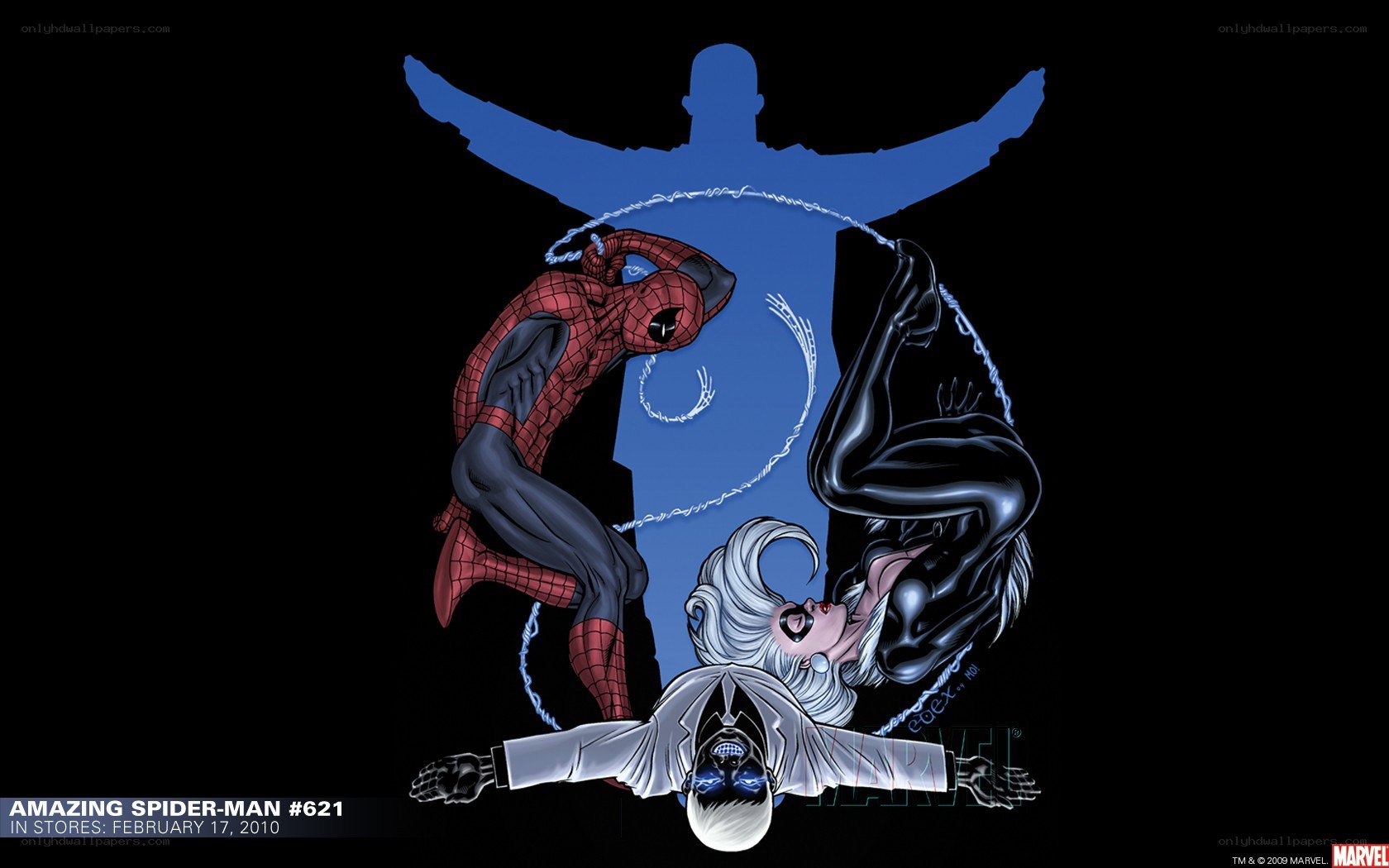 Spider-Man and Black Cat artwork