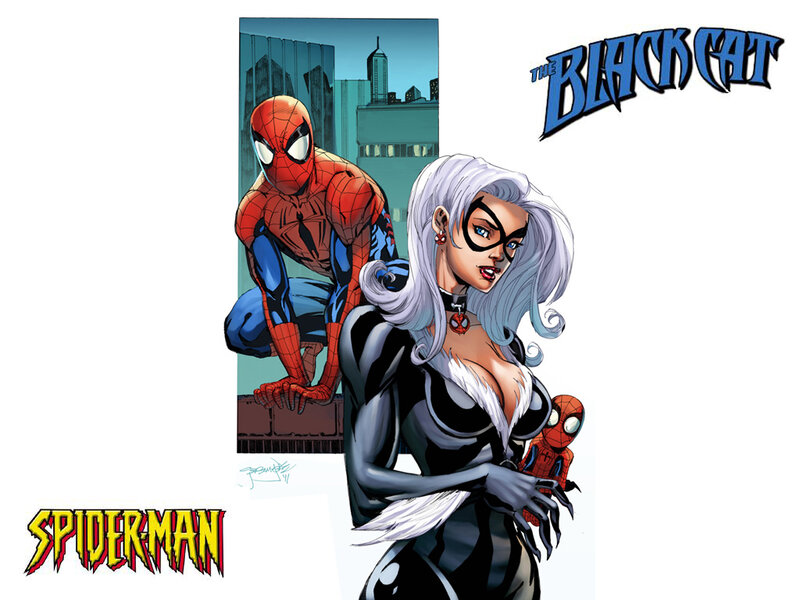 Spider-Man and Black Cat — Red