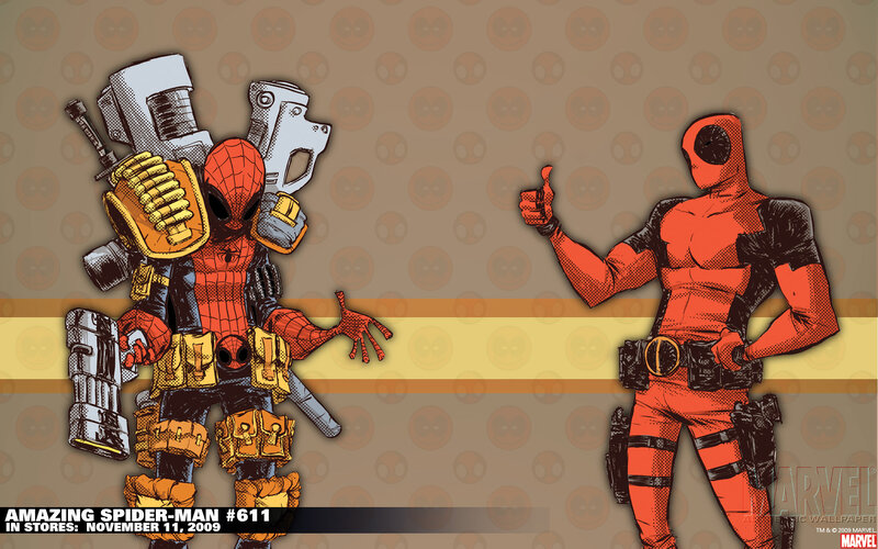 Spider-Man and Deadpool artwork