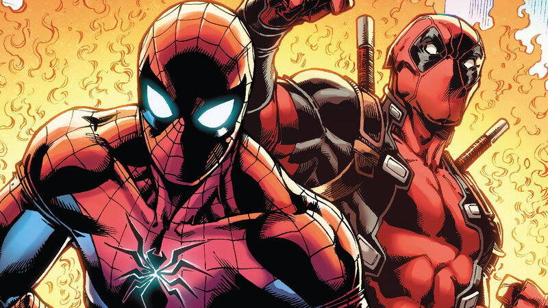 Spider-Man and Deadpool — Red, Dramatic