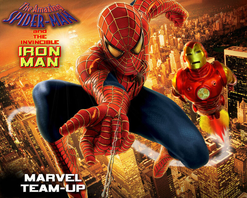 Spider-Man and Iron Man team-up
