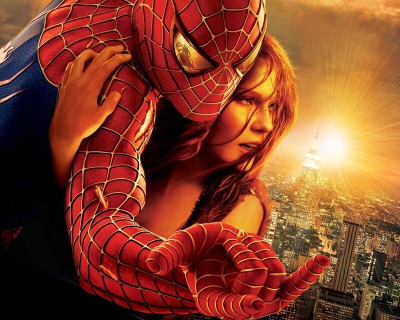 Spider-Man and Mary Jane in New York