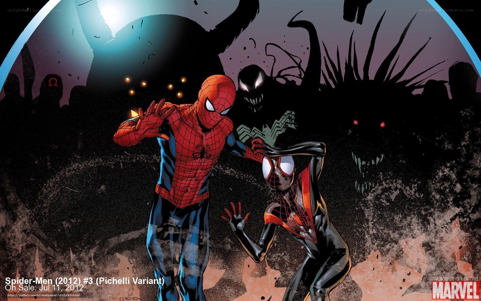 Spider-Man and Miles Morales in action
