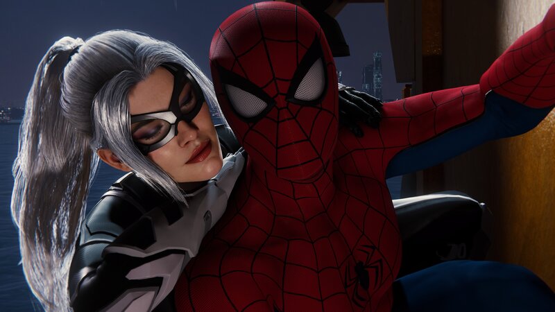 Spider-Man and Silver Sable