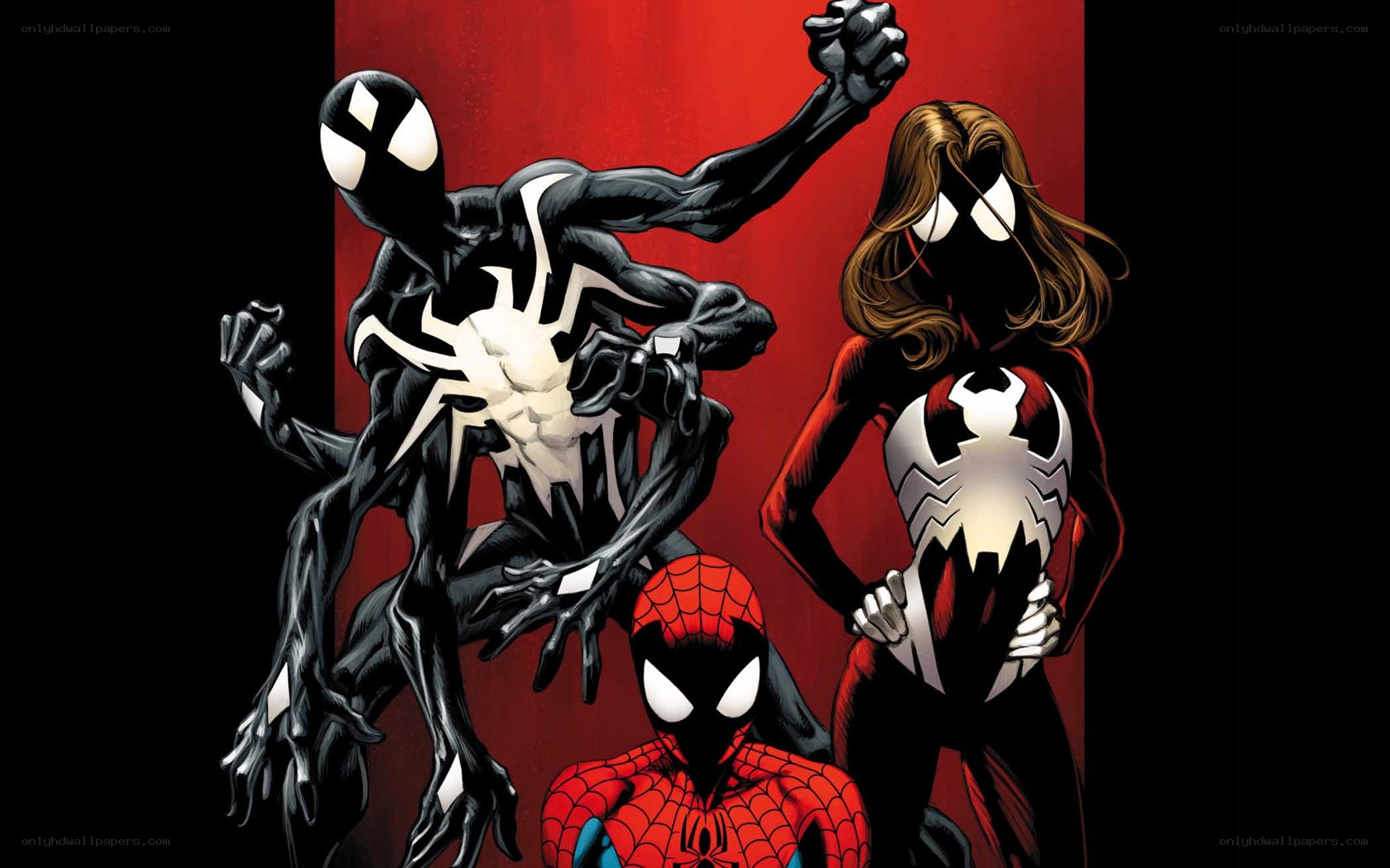 Spider-Man and symbiotes