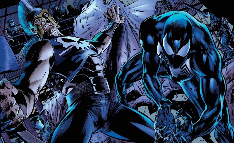 Spider-Man and Thor in Combat