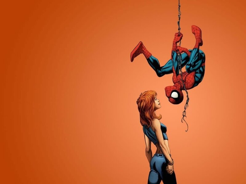 Spider-Man and Woman — Orange