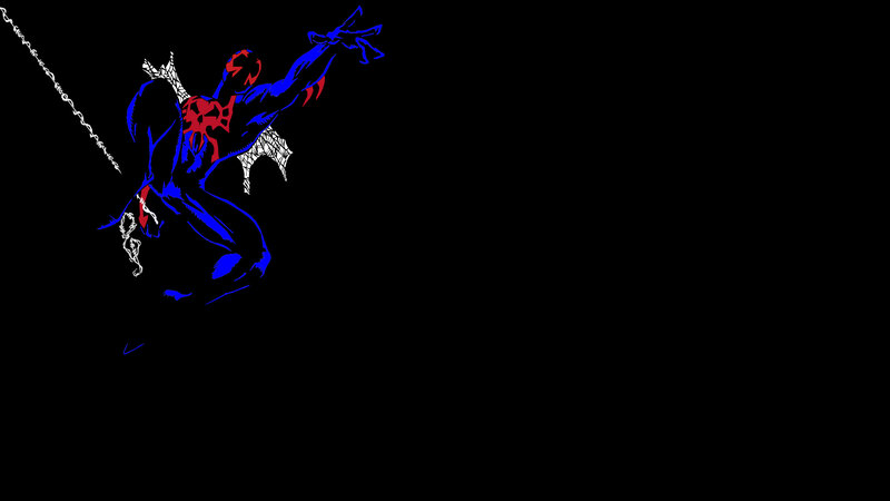 Spider-man Character — Black, Dramatic, Comic, Web