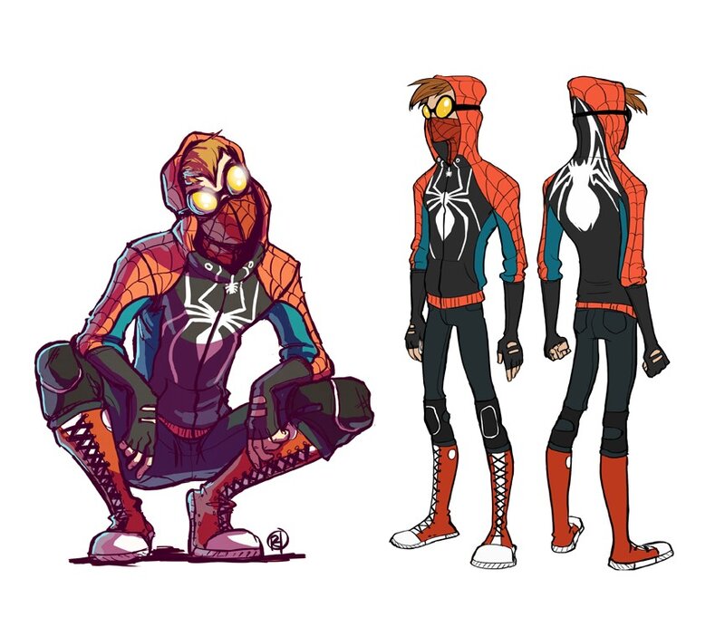 Spider-Man Character Design — Red