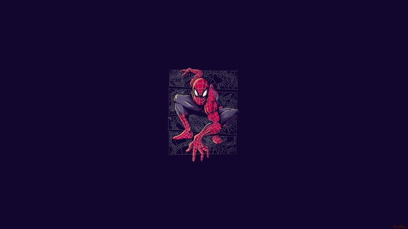 Spider-man Character — Purple