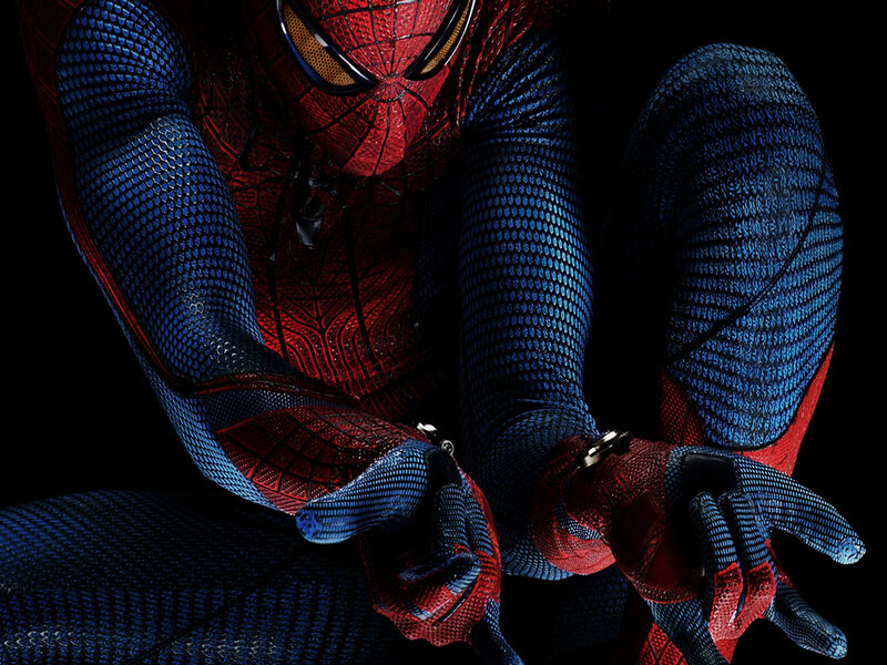 Spider-man Character — Red, Dramatic, Photograph