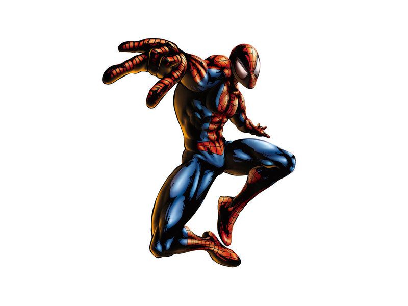 Spider-man Character — Red, Dynamic