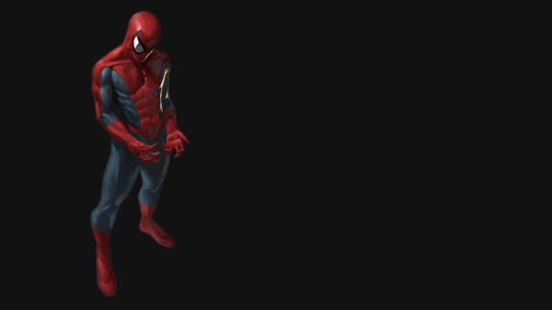 Spider-man Character — Red, Neutral, 3d Render, Costume, Mask