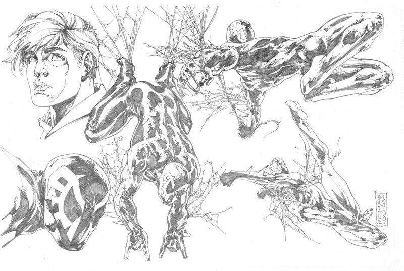 Spider-Man Character Sketches