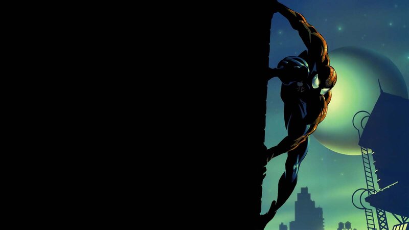 Spider-man Climbing Building — Black