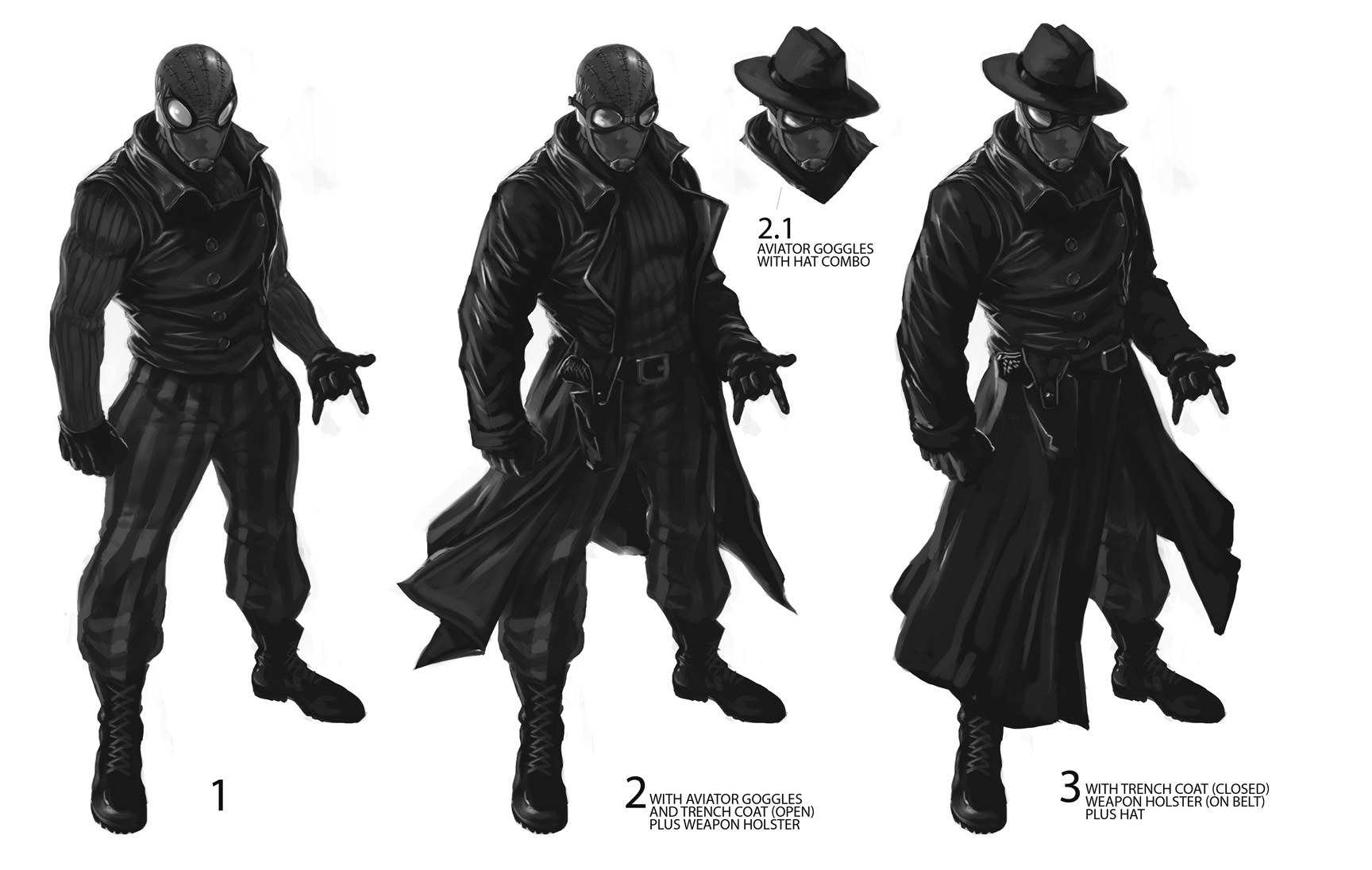 Spider-Man concept art designs