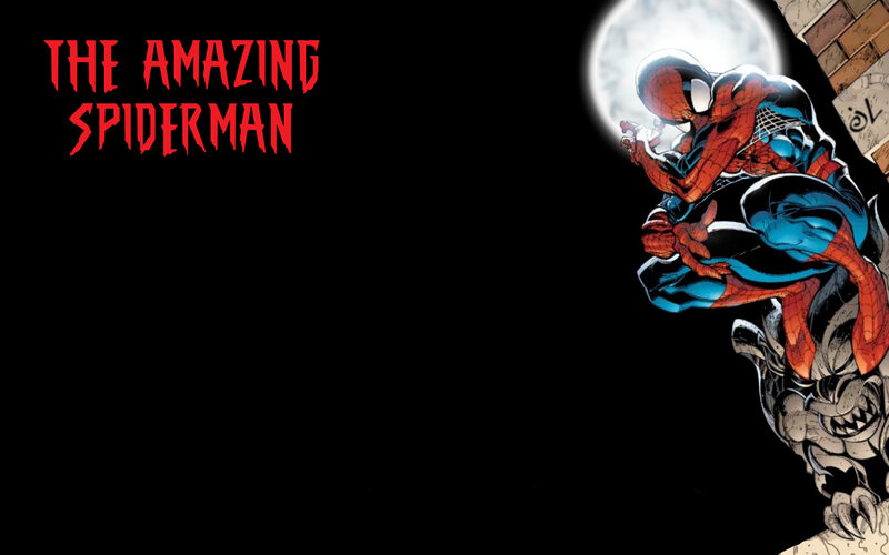 Spider-man Crouching — Black