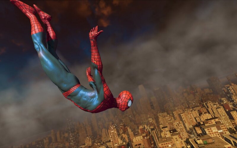 Spider-man Falling