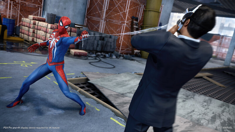 Spider-Man Fighting a Man — Red, Action
