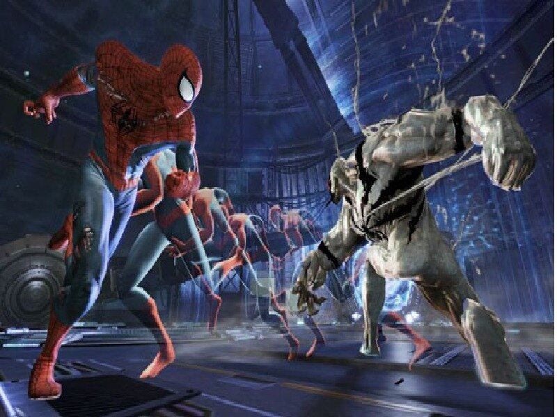 Spider-Man Fighting Symbiote