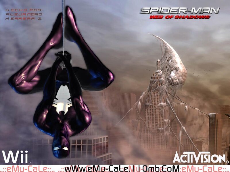 Spider-man Hanging Upside Down — Purple