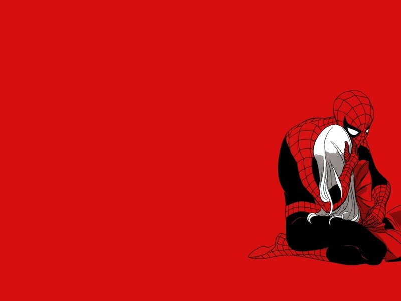 Spider-man Hugging Woman