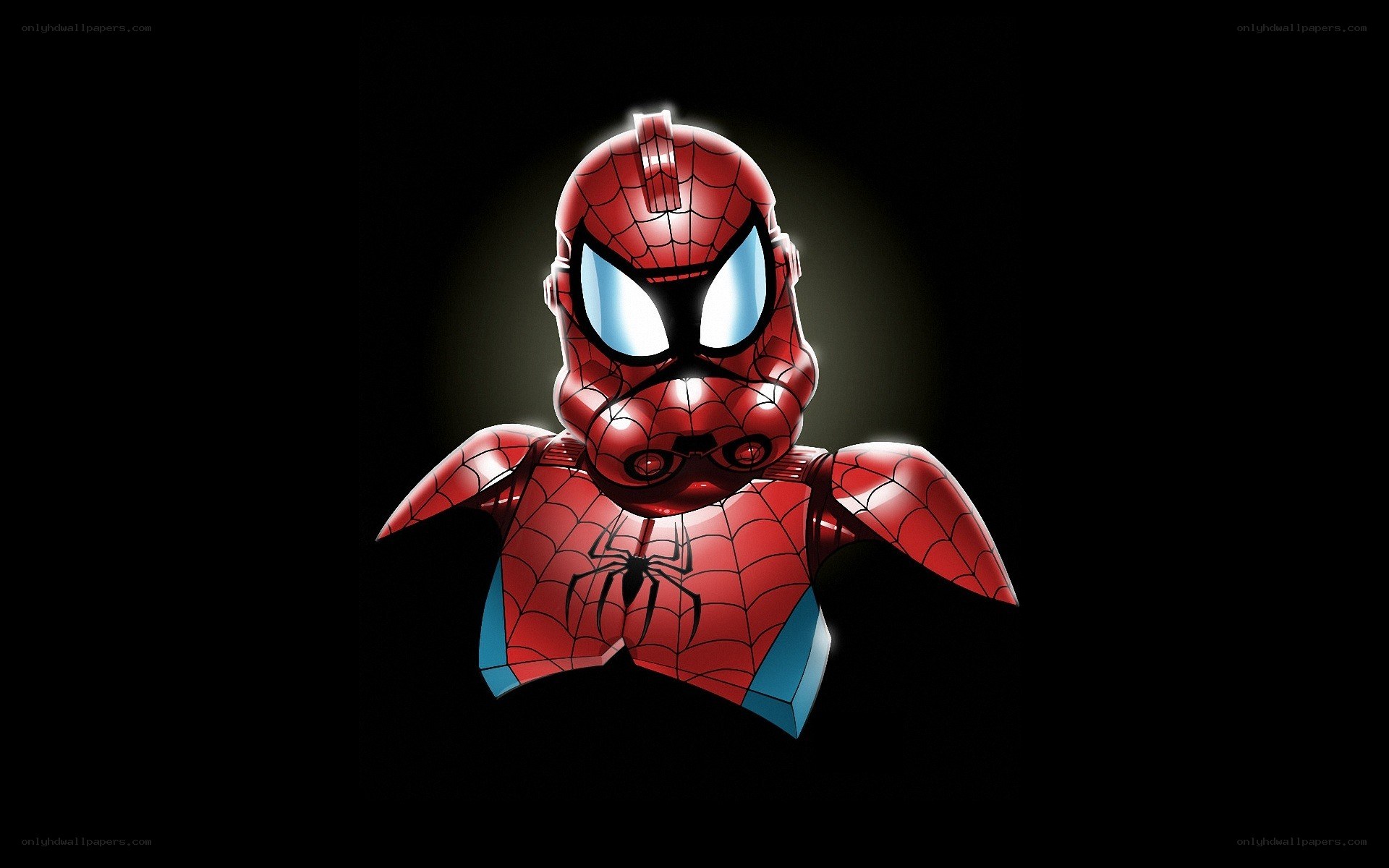 Spider-Man in a helmet